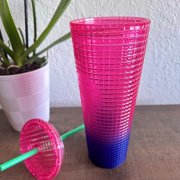 Starbucks Watermelon Pink Purple Gradient Tumbler Summer 2022 - Picture 2 of 3